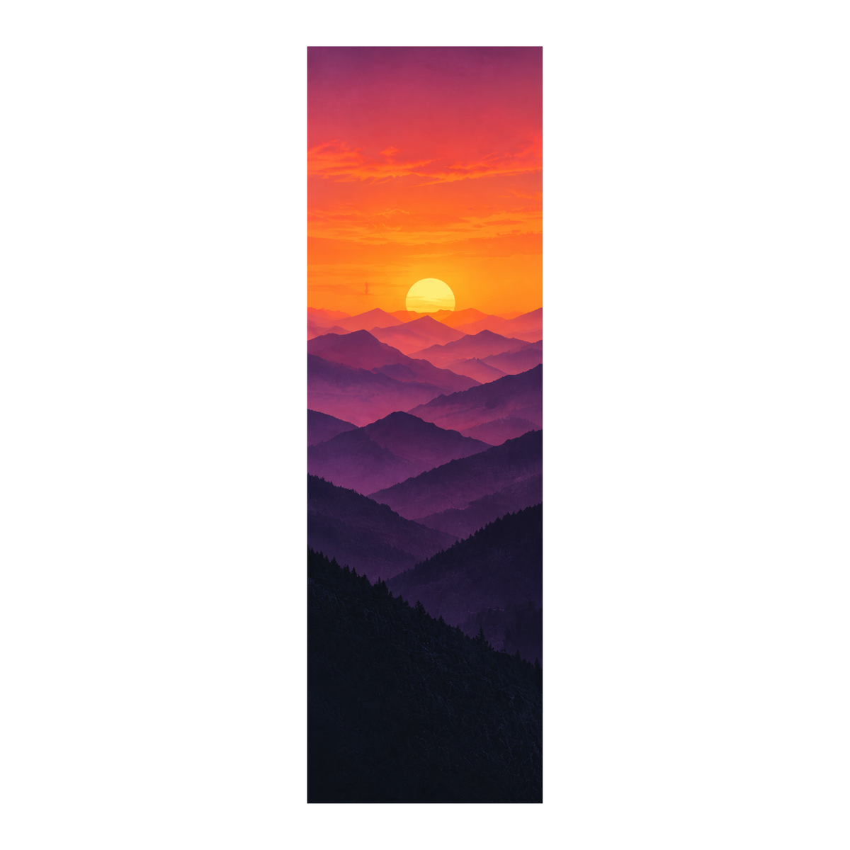 Mountain Layers - Grip Tape for Electric Skateboard