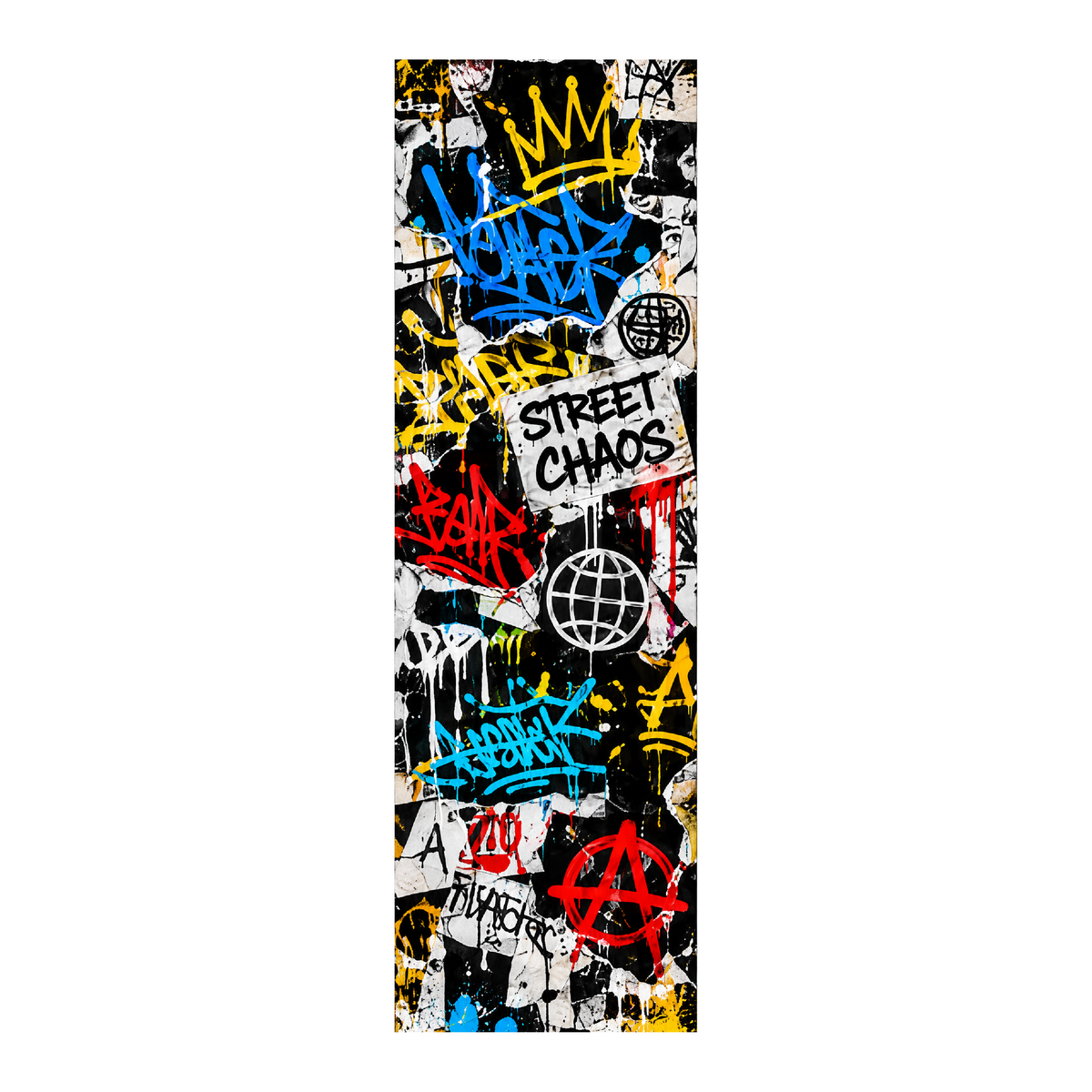 Street Chaos - Grip Tape for Electric Skateboard