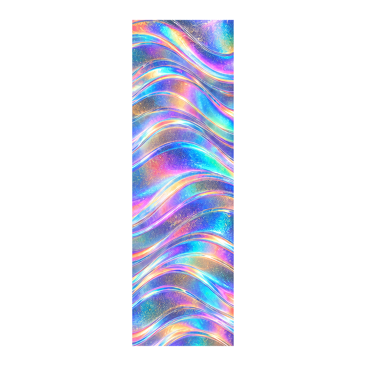 Holographic Waves - Grip Tape for Electric Skateboard