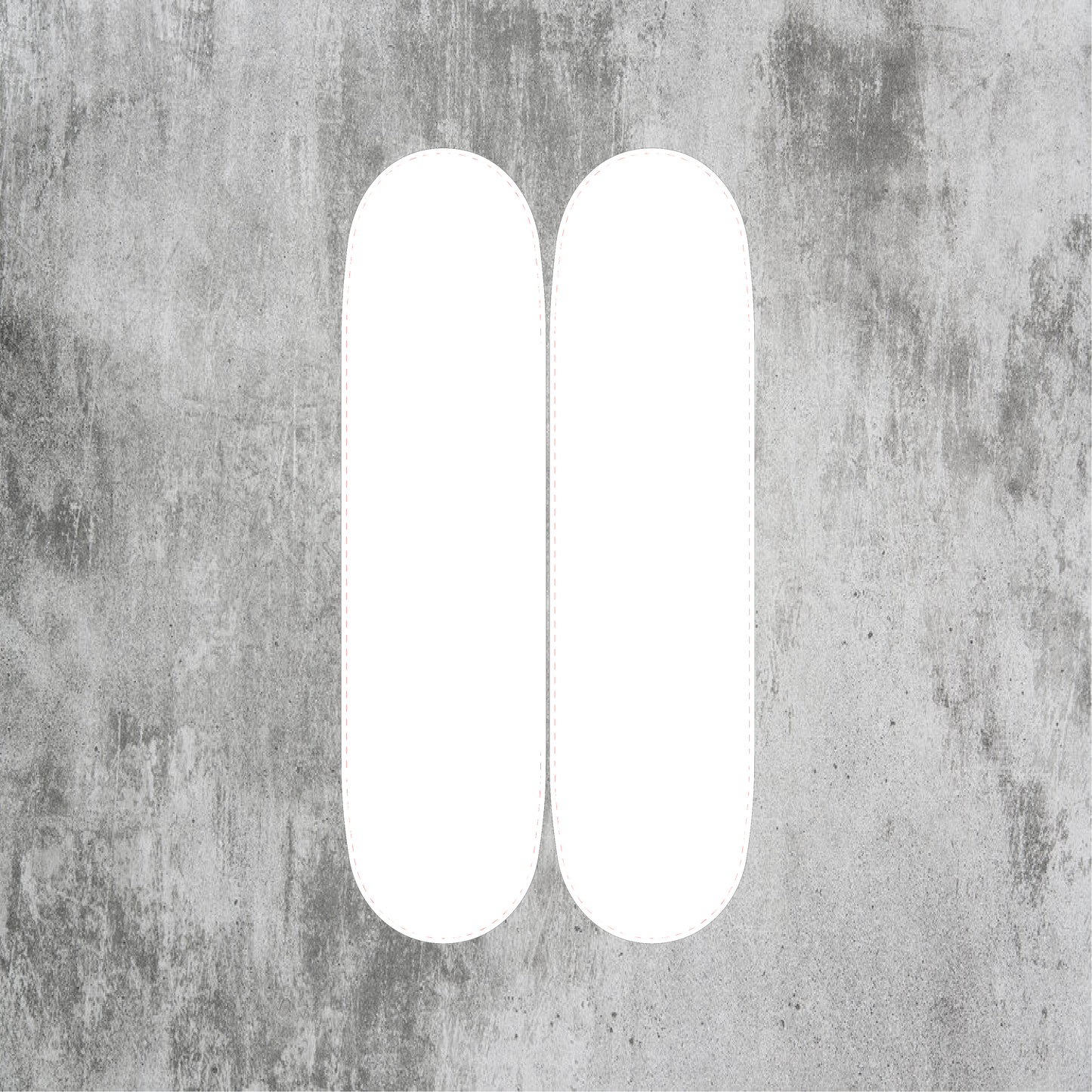 CUSTOM SKATEBOARD WALL ART - TWO DECKS (PRINTED GRIP TAPE)