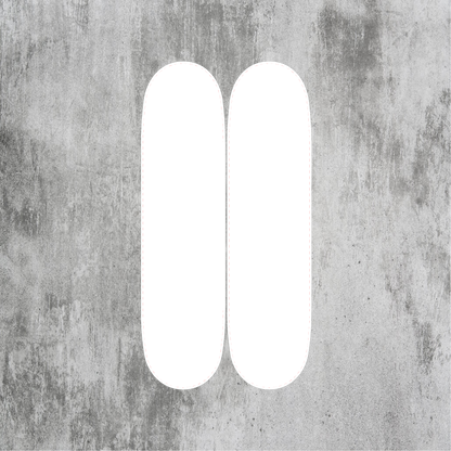 CUSTOM SKATEBOARD WALL ART - TWO DECKS (PRINTED GRIP TAPE)